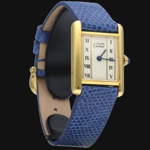 Montre Cartier Tank - Montre vermeil à quartz 58 Facettes MT41380