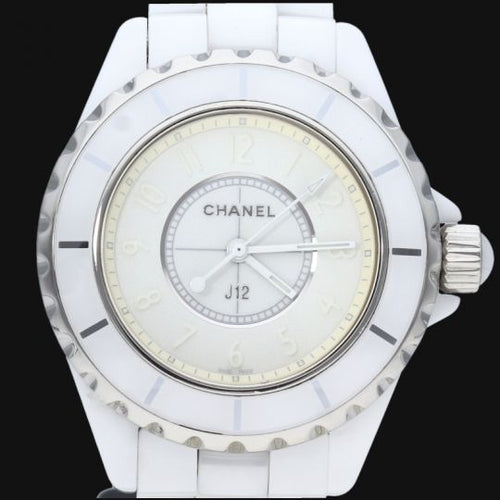 Montre Chanel J12 - Montre femme 33 mm en céramique blanche 58 Facettes MT41313