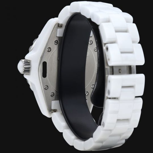 Montre Chanel J12 - Montre femme 33 mm en céramique blanche 58 Facettes MT41313