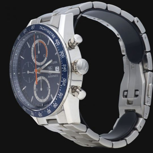 Montre TAG Heuer Carrera Calibre 16 - Montre chronographe en acier 41 mm 58 Facettes MT40676