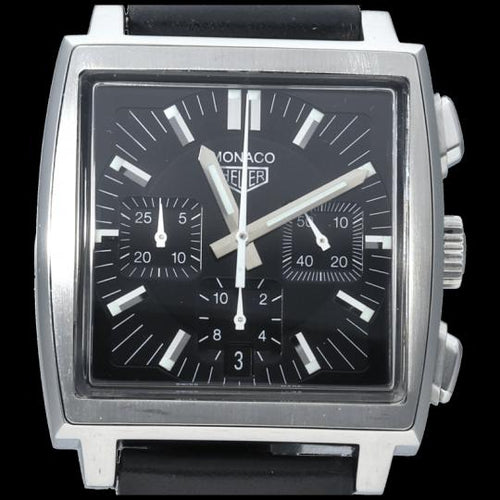 Montre TAG Heuer Monaco - Montre chronographe automatique en acier 58 Facettes MT40787