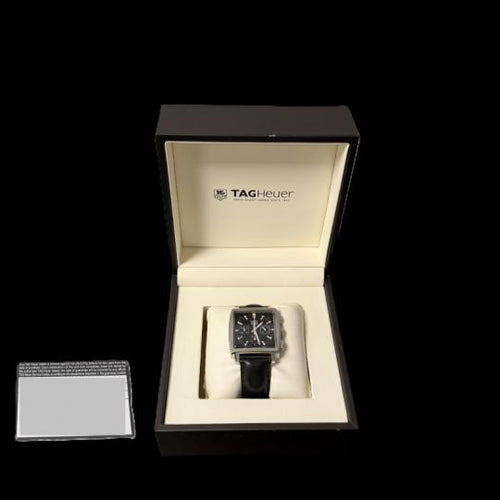 Montre TAG Heuer Monaco - Montre chronographe automatique en acier 58 Facettes MT40787