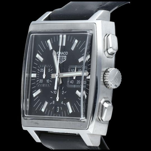 Montre TAG Heuer Monaco - Montre chronographe automatique en acier 58 Facettes MT40787