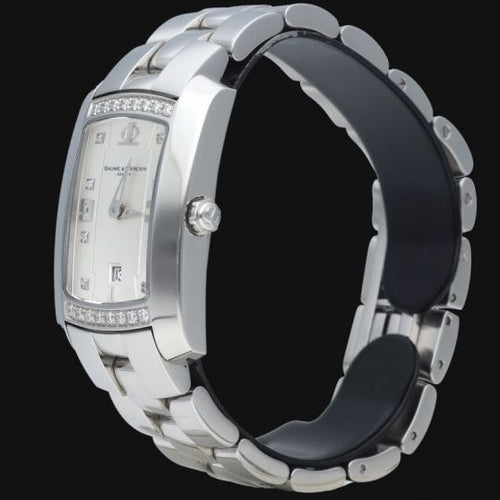 Montre Baume & Mercier Hampton - Montre femme en acier à quartz 58 Facettes MT41143