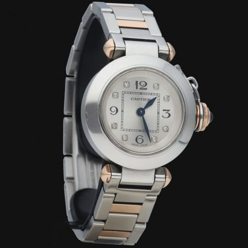 Montre Cartier Pasha - Montre femme à quartz 27 mm 58 Facettes MT40908