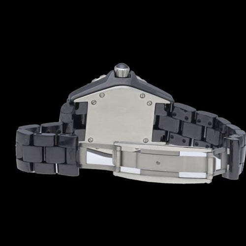 Montre Chanel J12 - Montre quartz 33 mm en céramique noire 58 Facettes MT40394