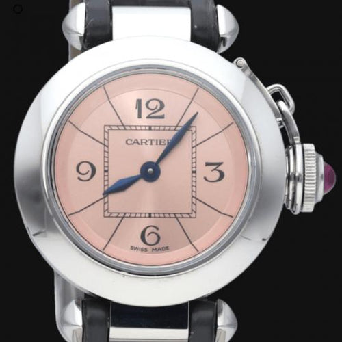 Montre Cartier Pasha - Montre femme PM 27 mm quartz en acier 58 Facettes MT41549