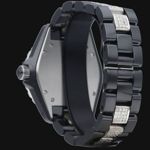 Montre Chanel J12 - Montre automatique 38 mm avec diamants 58 Facettes MT41555