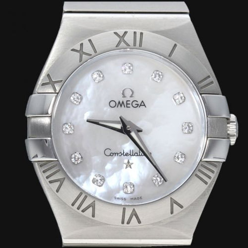 Montre Omega Constellation - Montre femme en acier 27 mm 58 Facettes MT41332