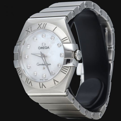 Montre Omega Constellation - Montre femme en acier 27 mm 58 Facettes MT41332