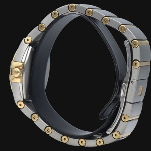 Montre Omega Constellation - Montre quartz femme 24 mm or jaune/acier et diamants 58 Facettes MT41336