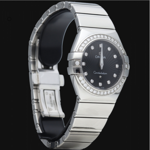 Montre Omega Constellation - Montre femme en acier à quartz 27 mm 58 Facettes MT41334