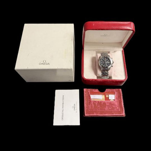 Montre Omega Seamaster Diver 300M - Montre chronographe automatique acier 42 mm 58 Facettes MT41377