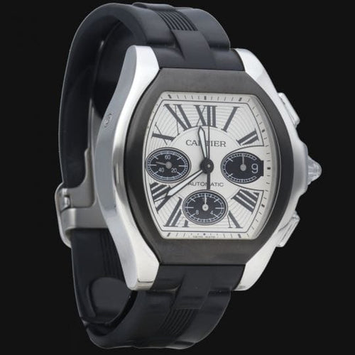 Montre Cartier Roadster XL - Montre chronographe automatique en acier 58 Facettes MT41507