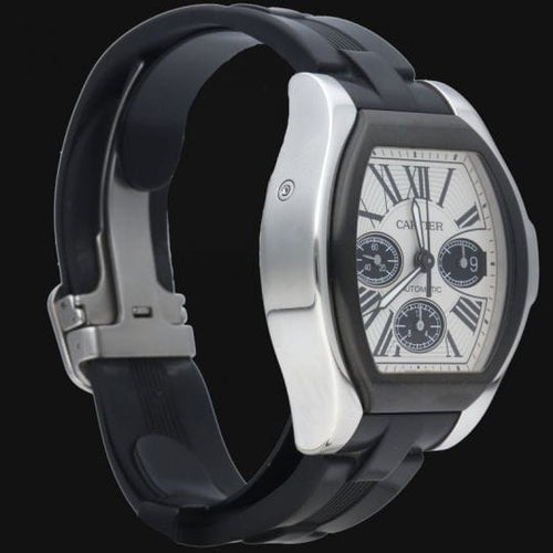 Montre Cartier Roadster XL - Montre chronographe automatique en acier 58 Facettes MT41507