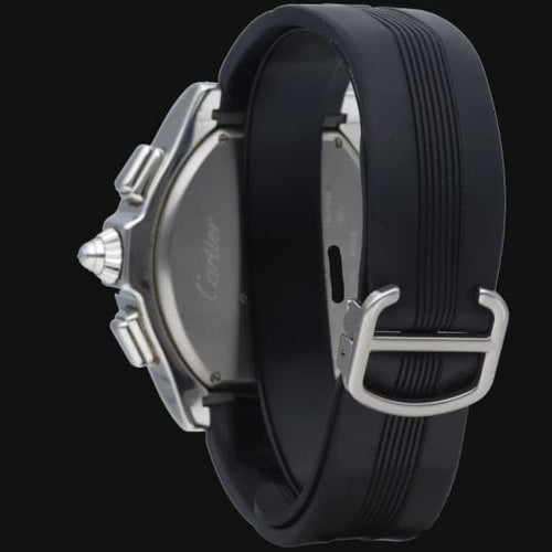 Montre Cartier Roadster XL - Montre chronographe automatique en acier 58 Facettes MT41507