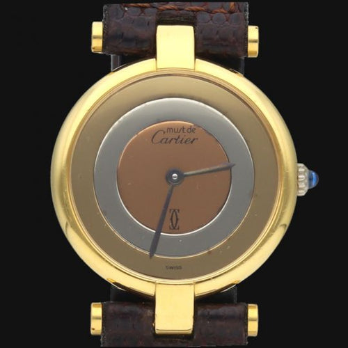 Montre Cartier Must de Cartier Vermeil - Montre femme quartz 24 mm 58 Facettes MT41266