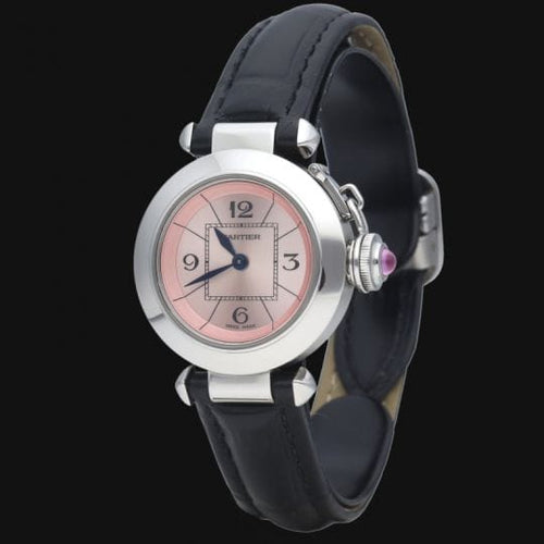 Montre Cartier Pasha - Montre femme PM 27 mm quartz en acier 58 Facettes MT41548