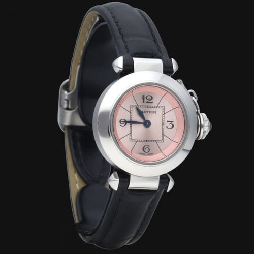 Montre Cartier Pasha - Montre femme PM 27 mm quartz en acier 58 Facettes MT41548