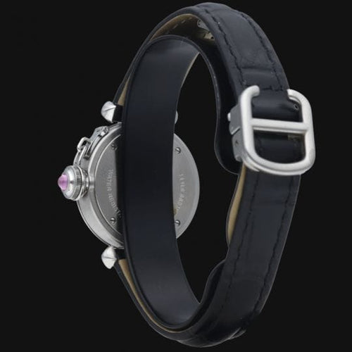 Montre Cartier Pasha - Montre femme PM 27 mm quartz en acier 58 Facettes MT41548
