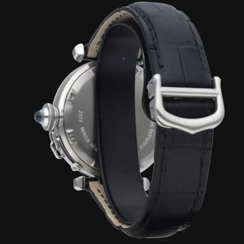 Montre Cartier Pasha - Montre GMT automatique en acier 35 mm 58 Facettes MT41492