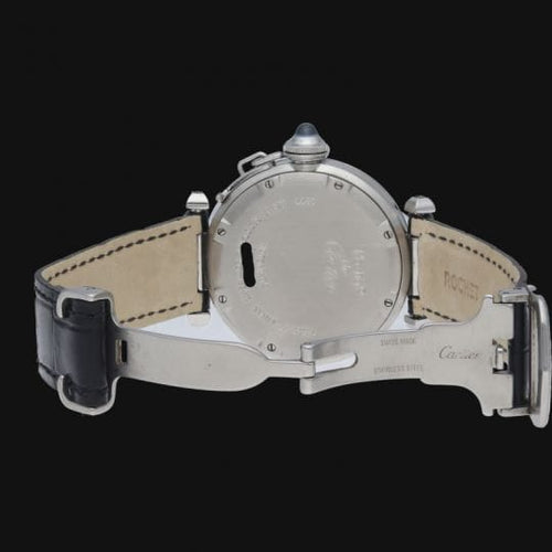 Montre Cartier Pasha - Montre GMT automatique en acier 35 mm 58 Facettes MT41492