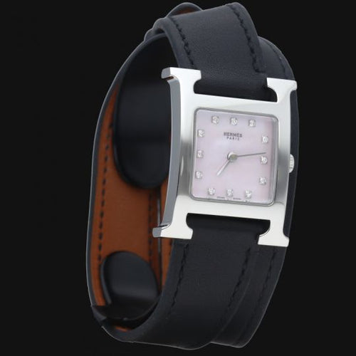 Montre Hermès Heure H - Montre femme quartz en acier 58 Facettes MT41664