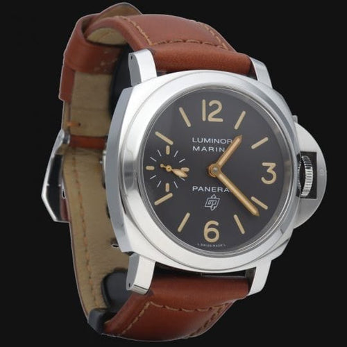 Montre Panerai Luminor Marina Logo - Montre homme acier 44 mm 58 Facettes MT41987