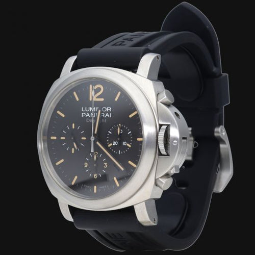 Montre Panerai Luminor Chrono Daylight - Montre chronographe automatique homme 44 mm 58 Facettes MT41967