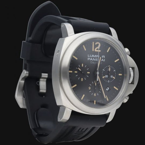 Montre Panerai Luminor Chrono Daylight - Montre chronographe automatique homme 44 mm 58 Facettes MT41967