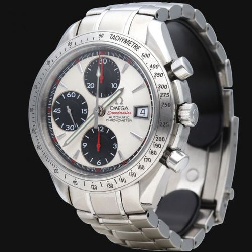 Montre Omega Speedmaster - Montre Speedmaster Date automatique en acier 58 Facettes MT41418