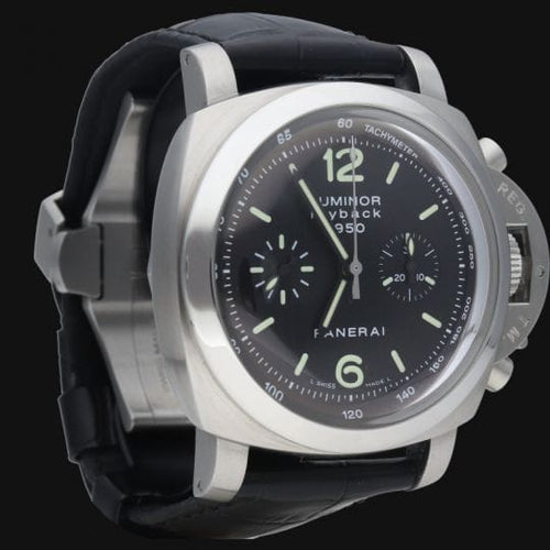 Montre Panerai Luminor 1950 - Montre homme Chrono Flyback 3 Days 44 mm 58 Facettes MT41954