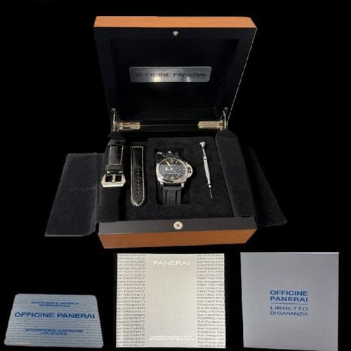 Montre Panerai Luminor 1950 - Montre 3 Days GMT automatique acier 44 mm 58 Facettes MT41973