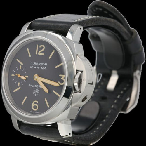 Montre Panerai Luminor Marina Logo - Montre homme en acier 44 mm 58 Facettes MT41988