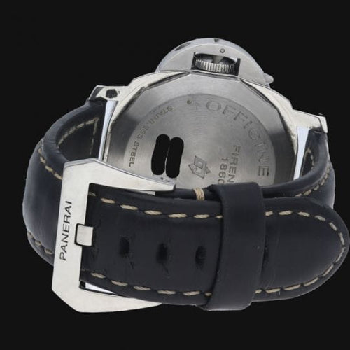 Montre Panerai Luminor Marina Logo - Montre homme en acier 44 mm 58 Facettes MT41993