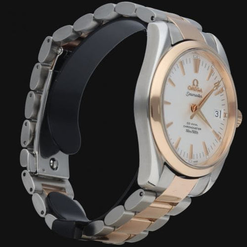 Montre Omega Seamaster Aqua Terra Co-Axial - Montre femme 36 mm or rose et acier 58 Facettes MT41753