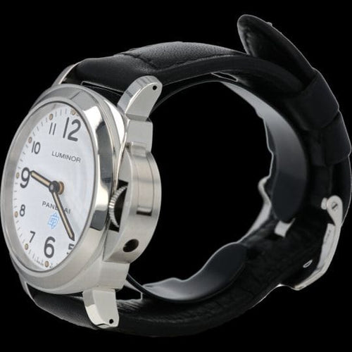 Montre Panerai Luminor Base Logo - Montre homme 44 mm en acier 58 Facettes MT41983