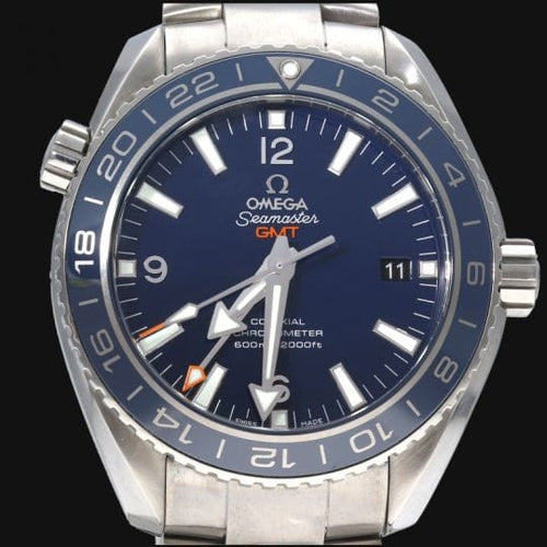 Montre Omega Seamaster Planet Ocean GMT - Montre homme en titane 44 mm 58 Facettes MT41787