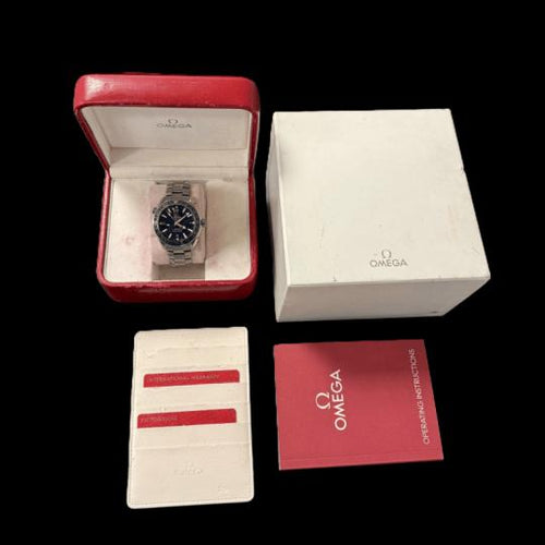 Montre Omega Seamaster Planet Ocean GMT - Montre homme en titane 44 mm 58 Facettes MT41787