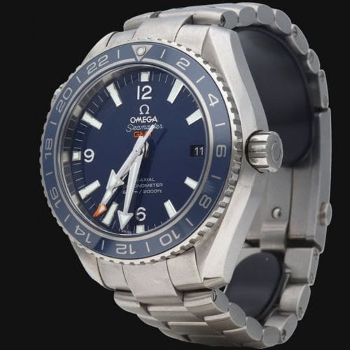 Montre Omega Seamaster Planet Ocean GMT - Montre homme en titane 44 mm 58 Facettes MT41787