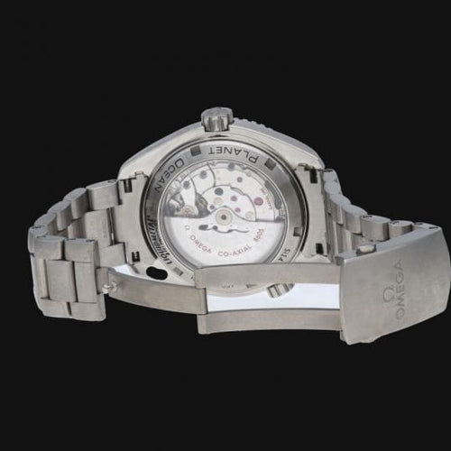 Montre Omega Seamaster Planet Ocean GMT - Montre homme en titane 44 mm 58 Facettes MT41787