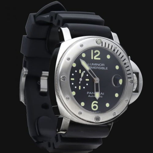 Montre Panerai Luminor Submersible - Montre automatique homme 44 mm acier 58 Facettes MT41996