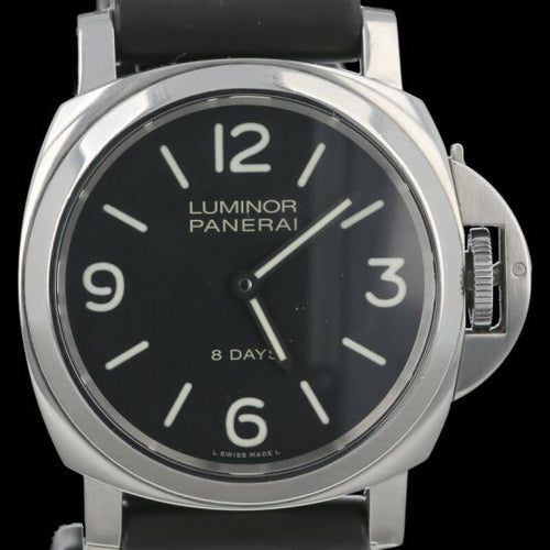 Montre Panerai Luminor Base 8 Days - Montre homme en acier 44 mm 58 Facettes MT41977