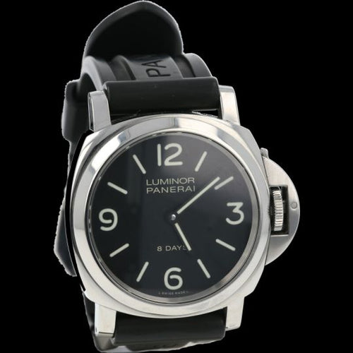 Montre Panerai Luminor Base 8 Days - Montre homme en acier 44 mm 58 Facettes MT41977