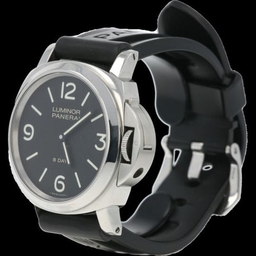Montre Panerai Luminor Base 8 Days - Montre homme en acier 44 mm 58 Facettes MT41977