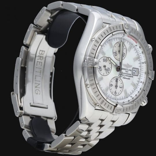 Montre Breitling Chronomat Evolution - Montre chronographe automatique homme 44 mm 58 Facettes MT42031