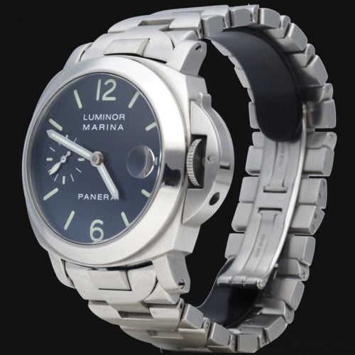 Montre Panerai Luminor Marina - Montre automatique homme 40 mm acier 58 Facettes MT41934