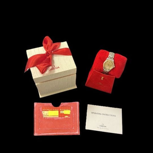 Montre Omega Seamaster 120M - Montre femme à quartz en or jaune et acier 58 Facettes MT41886