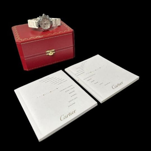 Montre Cartier Pasha Seatimer - Montre femme en acier 37 mm 58 Facettes MT41496