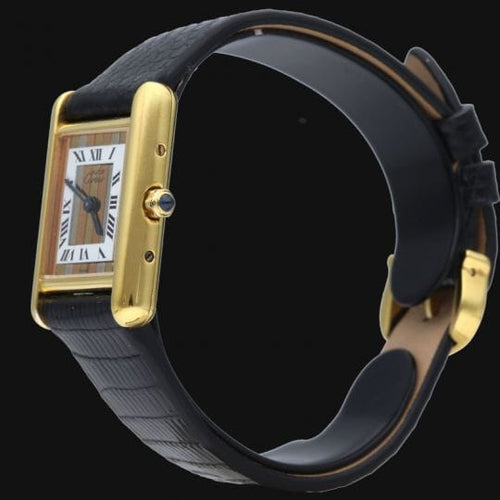 Montre Cartier Tank - Montre vermeil à quartz 58 Facettes MT42212